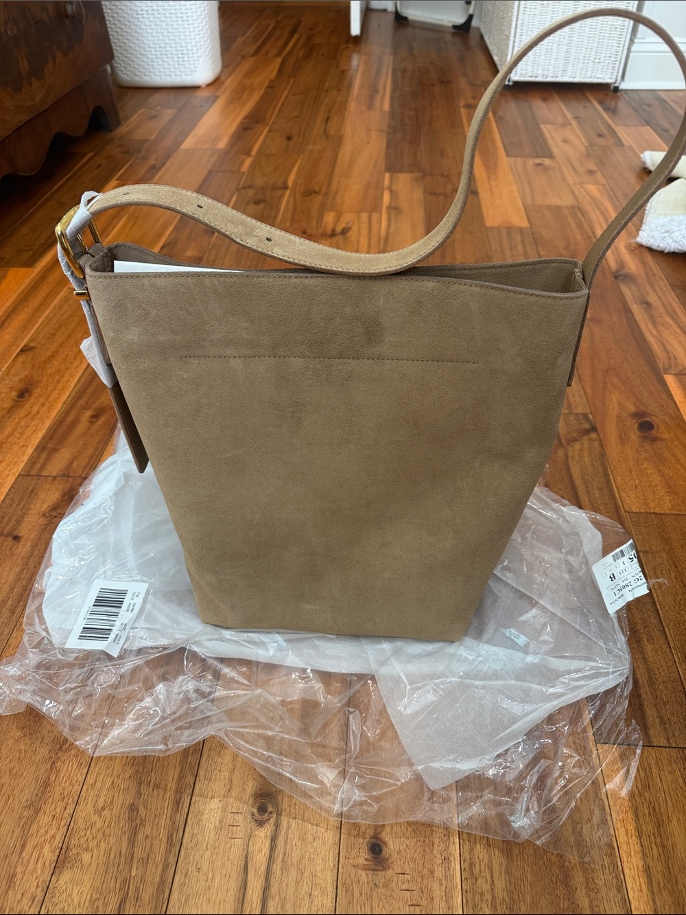 NWT Madewell suede purse in tawny khaki